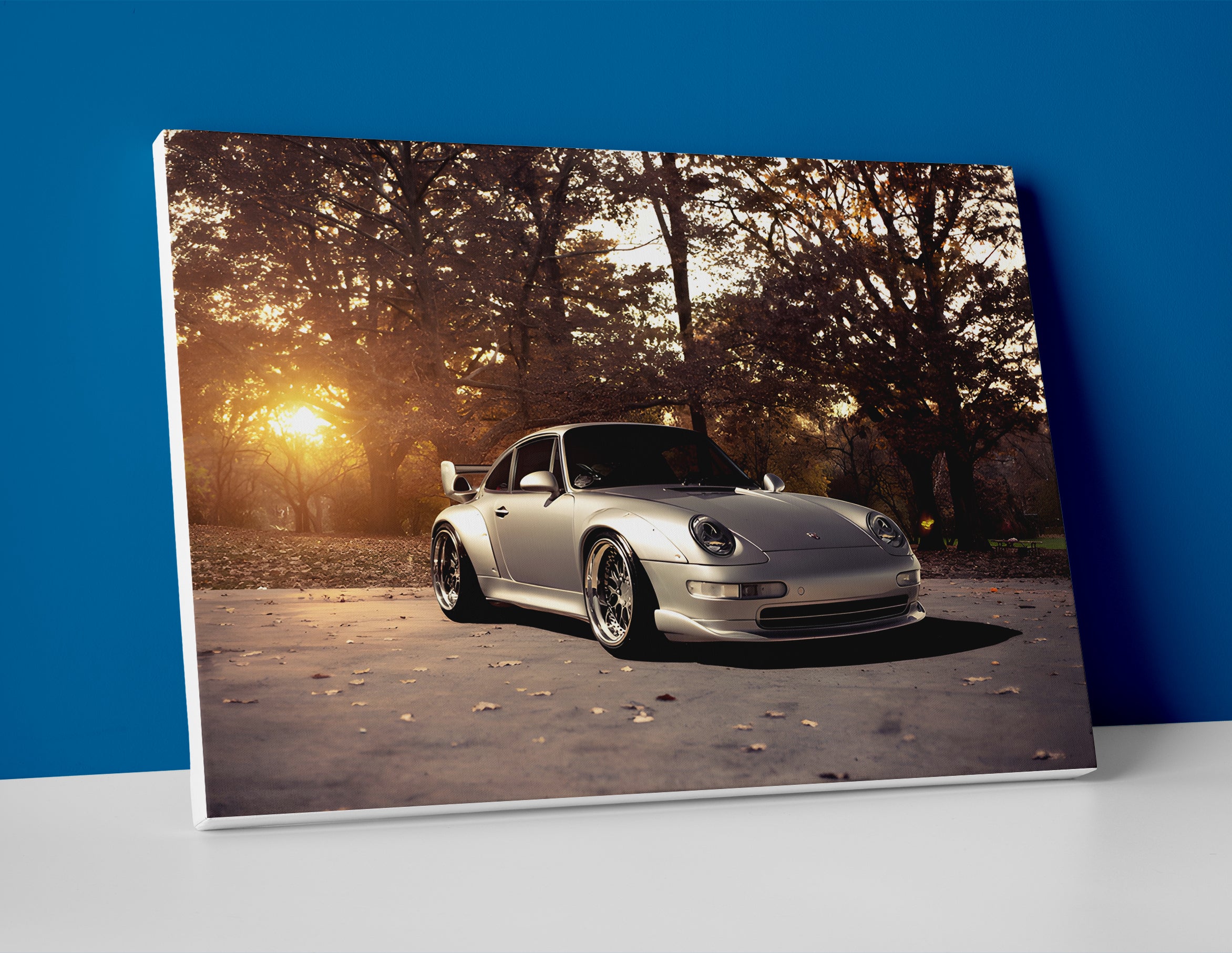 Porsche 911 GT2 poster canvas wall art print decor
